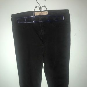 black hollister jeggings